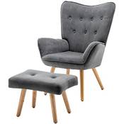 Hollyhome Ohrensessel mit Hocker Vergleich