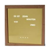 Holzkunst-Gelzer Word Clock Vergleich