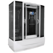 Home Deluxe Diamond Duschtempel schwarz Vergleich