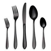 Homquen schwarzes Besteck