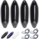 HonuNautic 4er Set Fender incl. Fenderleinen