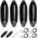 HonuNautic 4er Set Fender incl. Fenderleinen