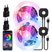 Houhui RGB-LED-Streifen mit Bewegungsmelder