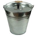 HRB Zinkeimer mit Deckel 15 Liter