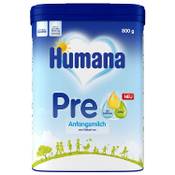 Humana Anfangsmilch Pre Babynahrung Vergleich
