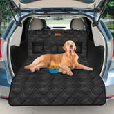 Rudelkönig Kofferraumschutz mit Ladekantenschutz - Wasserabweisend &  Pflegeleicht - Gesteppte Hundedecke mit Aufbewahrungstasche - Universale  Auto Schutzmatte für Hunde : : Haustier
