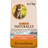 Iams Naturally Katzenfutter trocken mit Lachs und Reis