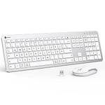 iClever Kabellose-Tastatur-und-Maus-Set