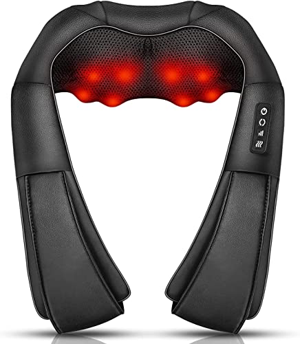 massagegerät shiatsu nacken rücken elektrische massage vibration wärmefunktion Shiatsu Massagegerät mit HeatFlow-Effekt für Nacken, Schulter und Rüc