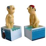 Inkognito Loriot-Buchstütze