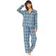Iris & Lilly Damen-Pyjama-Set aus Flanell Vergleich