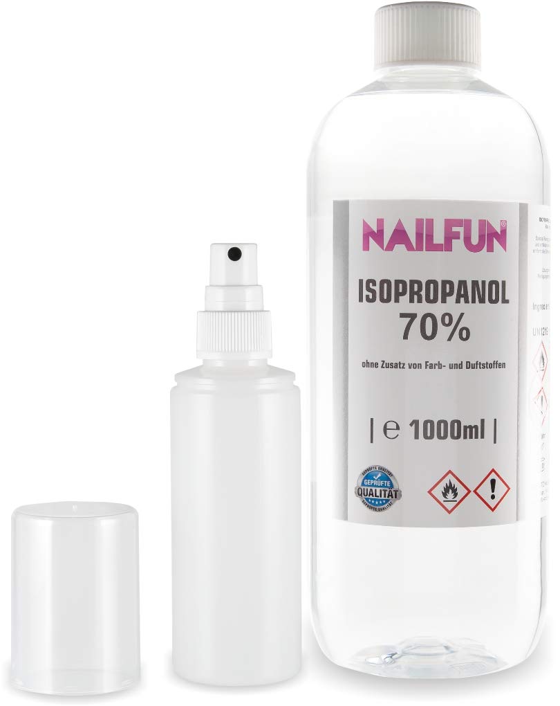 PandaCleaner Isopropanol/Reinigungsalkohol - 100ml Spray + 500ml -  Reinigungsflüssigkeit für Haushalt, Handwerk & Industrie - Mit Zerstäuber  (100ml