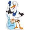 Iulias Freude schenken! Holzstorch mit Baby