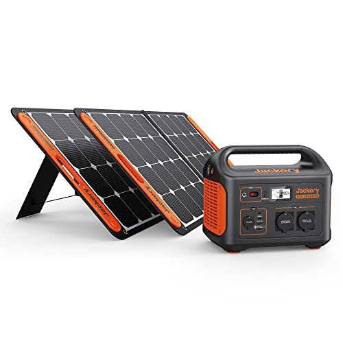 Tragbare Powerbank mit Solarpanel für Laptops & andere Geräte