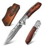 Japaknives Damast Taschenmesser