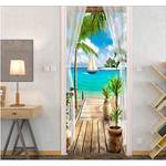 Jhsm 3D Muster Türtapete