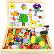 Jojoin Magnetisches Holzpuzzle