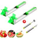 Jonifor 2 Stück Melonenschneider Windmühle