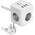 Jsver Steckdosenleiste 3 Fach mit USB