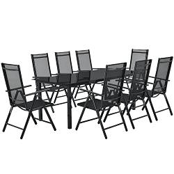 Juskys Milano Gartenset 9-teilig