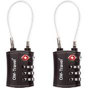 OW-Travel Kabelschloss 3 Stellig Zahlenschloss