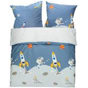 Keayoo Kinderbettwäsche Astronaut und Rakete