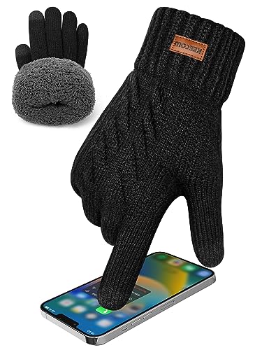 Yizhet Winterhandschuhe Mit Touchscreen - Warm, Winddicht, Rutschfest Für Fahrrad, Wandern & Ski - Unisex Damen Herren