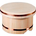 Kelunis hölzerne Hangiri Sushi-Reis-Mischwanne