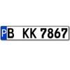 Kennzeichen-Shop24-de Parkplatzschild KFZ-Kennzeichen