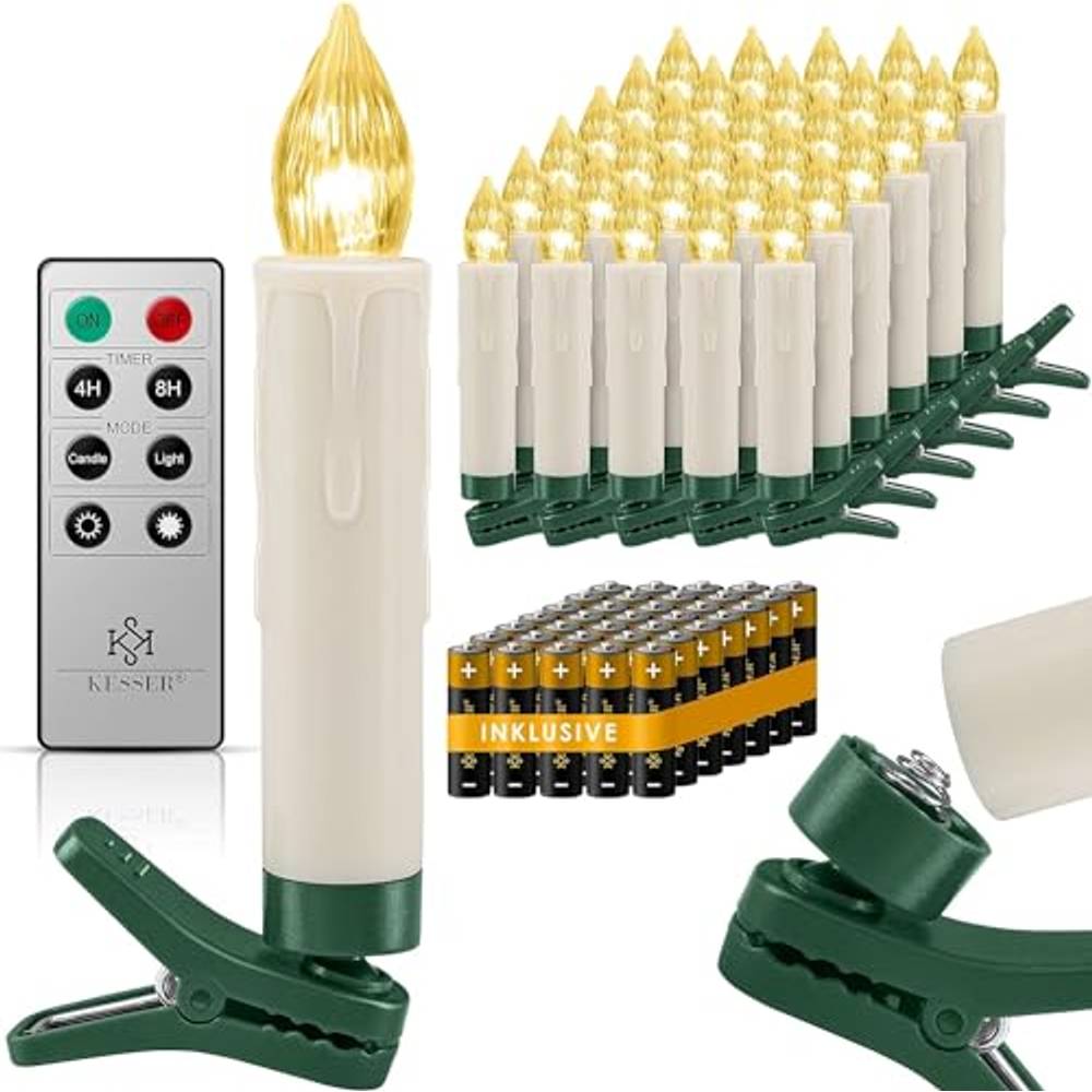 Kabellose Christbaumkerzen: Top 10 Test & Vergleich