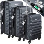 KESSER 3tlg. Hartschalen-Kofferset