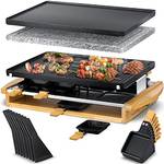 Raclette-Grill mit Steinplatte
