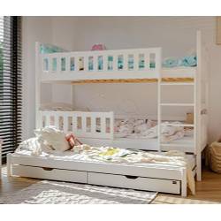 Kids Collective Hochbett mit Ausziehbett