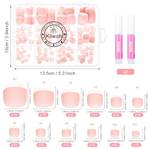 Kiiwah Falsche Fußnägel Kit