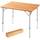 KingCamp 4 Falten Bambus Campingtisch Klapptisch