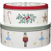 KitchenCraft The Nutcracker Collection Keksdosen (2er-Set) Vergleich