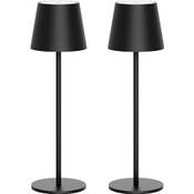 Klighten 2 Stück Akku Tischlampe