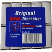 KM Zündholz International RIESA-Zündhölzer Vergleich