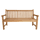 KMH Teak 3-sitzer Gartenbank Classic