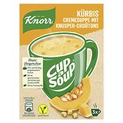 Knorr Cup a Soup Kürbis-Cremesuppe mit Knusper-Croûtons Vergleich
