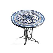 Kobolo Mediterraner Gartentisch in Mosaikoptik