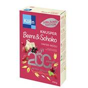 Kölln Knusper Beere & Schoko Hafer Müsli Vergleich