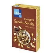 Kölln Knusper Schoko und Keks Hafer-Müsli Vergleich
