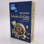 Kölln Müsli Knusper Schoko und Keks Kakao Vergleich