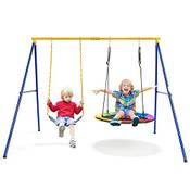 Komfotteu Doppelschaukel mit Schaukelgestell