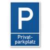 Komma Security Privatparkplatzschild