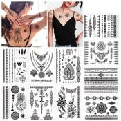 Konsait Temporäre Tattoos Mehndi Vergleich