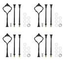 Koomiao Etageren Stangen Set