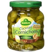 Kühne Cocktail Cornichons Vergleich