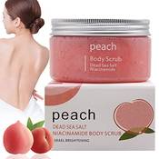 Kuirunrx peach Body Scrub Dead Sea Salt Niacinamide Vergleich